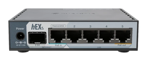 MikroTik hEX S (2025) 2.5 SFP Firewall Router - Resim 2
