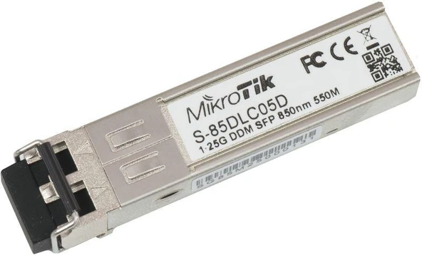 MikroTiK S-85DLC05D SFP Module 1.25G MM 550m 850nm ürün görseli 1