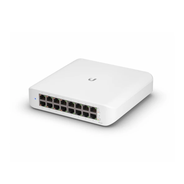 UBNT USW-Lite-16-POE - UBNT UniFi Switch Lite 16 PoE Switch ürün görseli 1