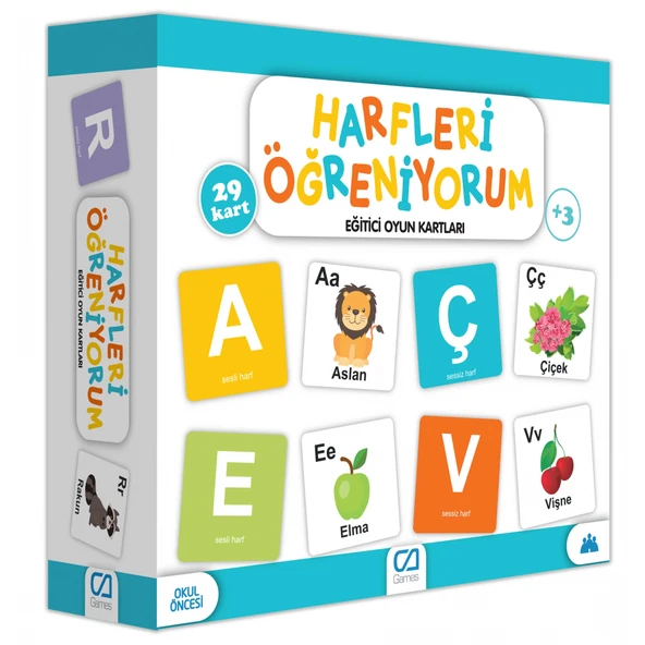 Games Harfleri Öğreniyorum Eğitici Oyun Kartları 29 Kart 5042 ürün görseli 1