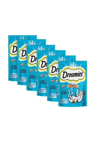 Neo Pet Market Somonlu Pouch Kedi Ödülü 60 Gr X 6 Adet ürün görseli 1