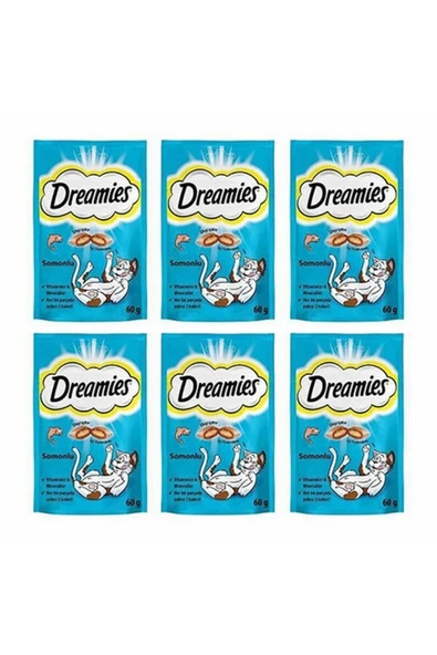 Somon Balıklı Kedi Ödülü 6x60 Gr ürün görseli 1