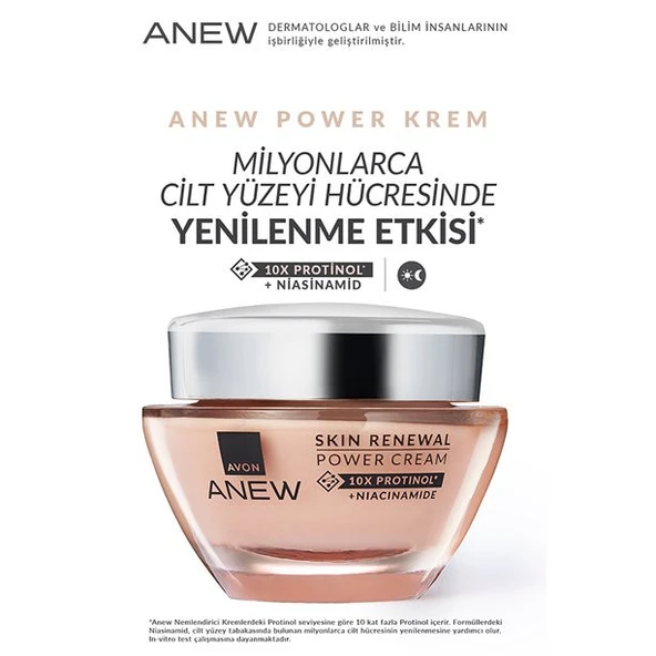 ANEW SKIN RENEWAL POWER SIKILIK VE DOLGUNLUK VEREN KREM 50 ML ürün görseli 1