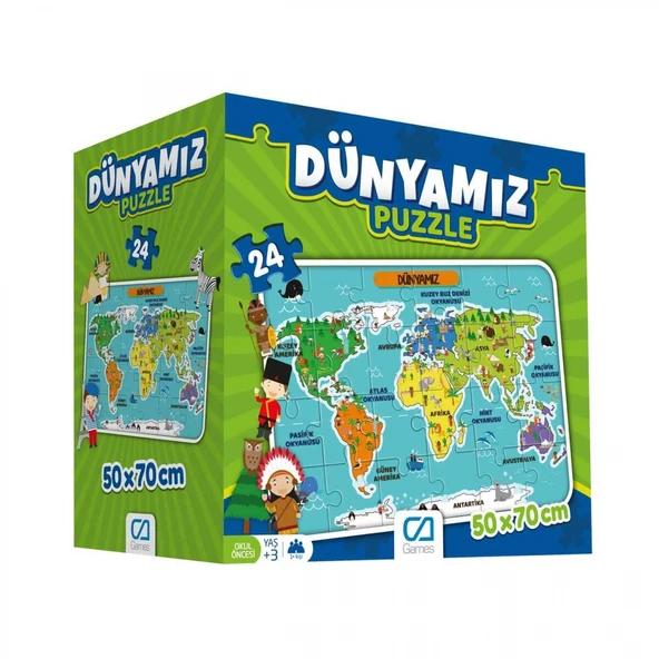 Games Dünyamız Puzzle 5025 ürün görseli 1