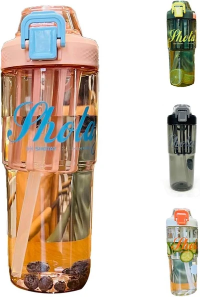 Shotay Class Tritan Bardak Matara 950Ml Somon ürün görseli 1