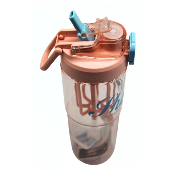 Shotay Class Tritan Bardak Matara 950Ml Somon - Resim 3