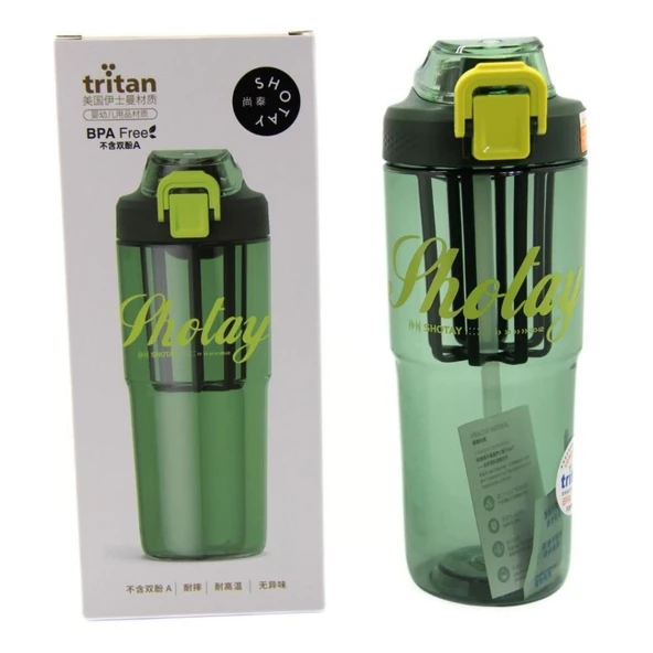 Shotay Class Tritan Bardak Matara 950Ml Yeşil ürün görseli 1