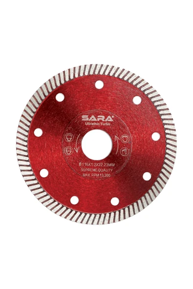 SARA HIRDAVAT Hassas Seramik Kesme Elması 115mmx1.2x22.23mm ( 10 Adet ) ürün görseli 1