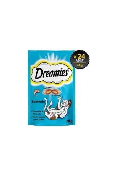 Whiskas Somonlu Kedi Ödül Maması 60 gr x 24 Adet ürün görseli 1