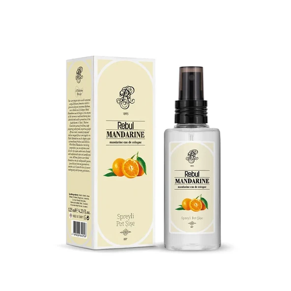 Rebul Mandarine EDC Kolonya 125 ml Pet Şişe ürün görseli 1