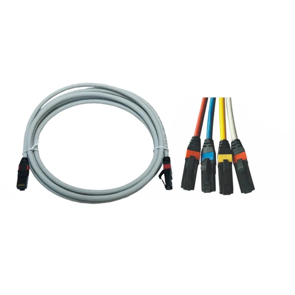 S/FTP CAT6A 0,25mt 26 Patch Cord Kablosu ürün görseli 1