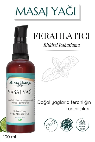 Ferahlatıcı Masaj Yağı, 100ml, %100 Saf ve Doğal ürün görseli 1