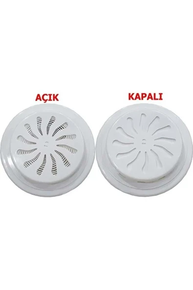 Doğuş Mutfak Ayarlı Cam Menfezi Doğalgaz Menfez Kapağı ürün görseli 1