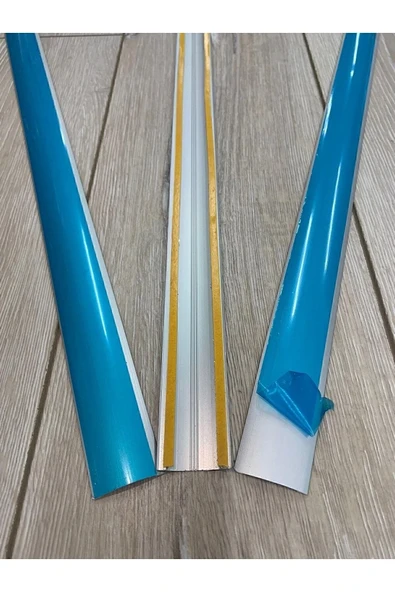 DORA Alüminyum Bantlı Kapı Eşik Profili / Kapı Altı Çitası/parke Çıtası 85cm/3 Adet ürün görseli 1