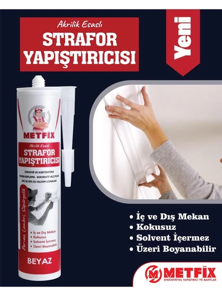 METFIX STRAFOR YAPISTIRICI 310 ML - Resim 2