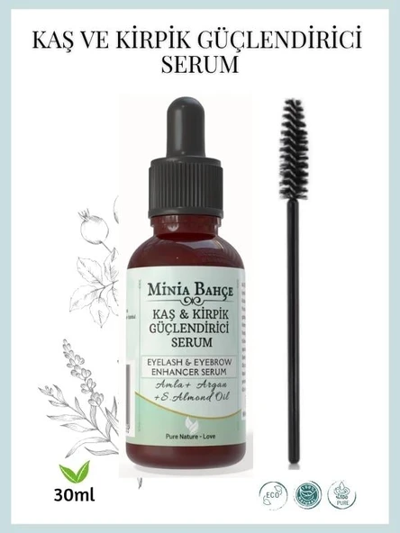 Kaş, Kirpik ve Sakal Bakım Serumu – 30 ml (Fırça Dahil) ürün görseli 1