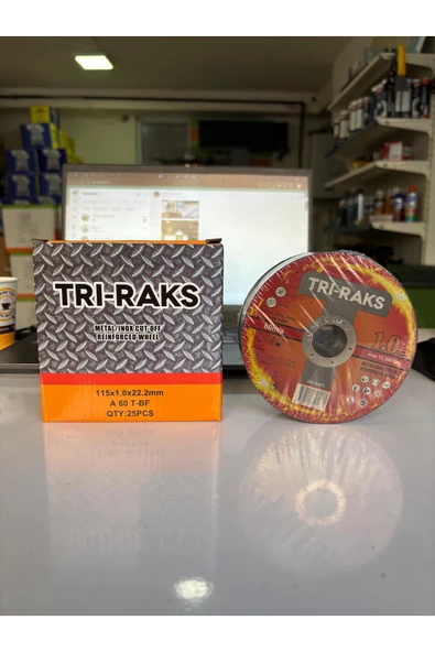 Raks İNOX KESİCİ TAŞ 115 LİK 25 ADET ürün görseli 1