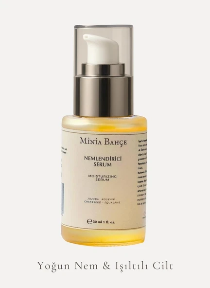 Nemlendirici Serum – %100 Doğal Yüz Bakım Serumu, 30 ml | Yoğun Nem ve Işıltılı Cilt ürün görseli 1