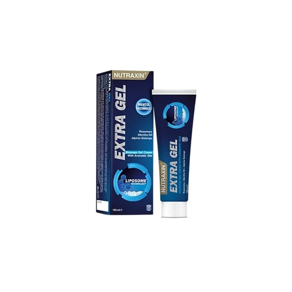 Nutraxin Extra Gel Mentol Ferahlığı Aromatik Yağlar İçeren Masaj Jel Krem 100 ml ürün görseli 1