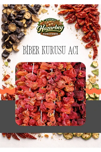 Dolmalık Biber Kurusu Acı 1 Bağ 45-50 Adet ürün görseli 1