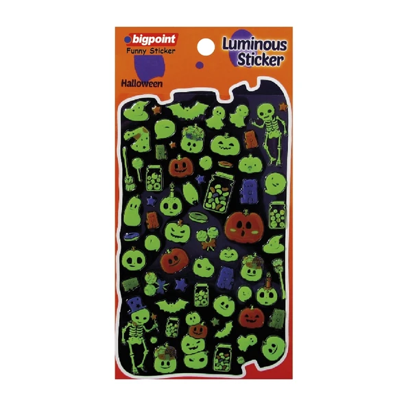 Bigpoint Sticker Fosforlu İskeletler ve Hayaletler x 15 Adet ürün görseli 1