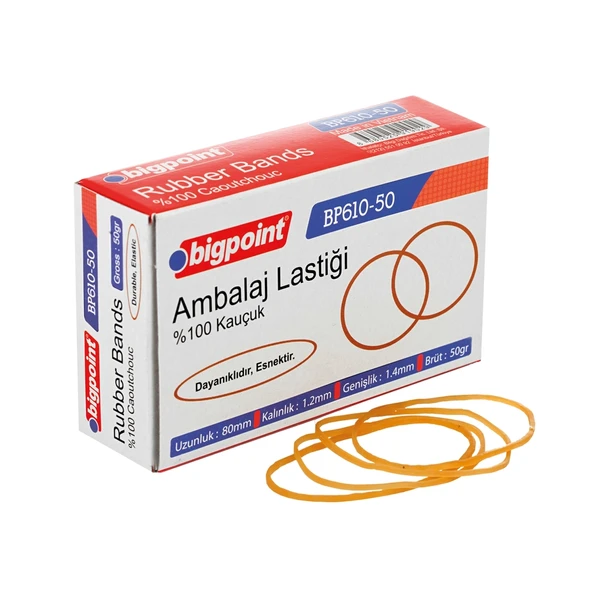 Bigpoint Ambalaj Lastiği 50 Gram %100 Kauçuk x 12 Kutu ürün görseli 1