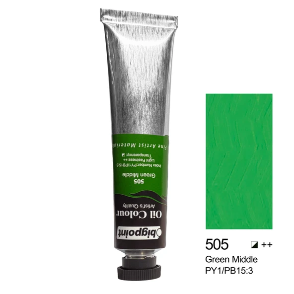 Bigpoint Yağlı Boya 45 ml Green Middle 505 x 6 Adet ürün görseli 1