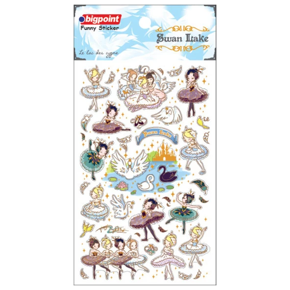 Bigpoint Sticker Swan Lake x 15 Adet ürün görseli 1