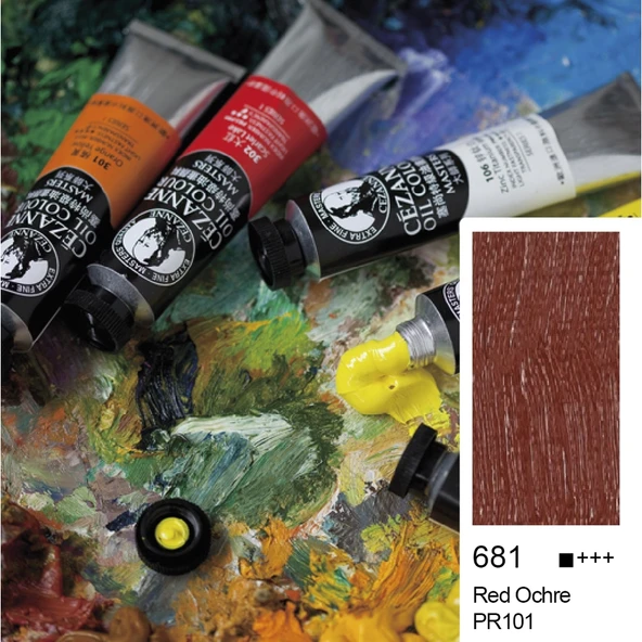 Bigpoint Cezanne Extra Fine Yağlı Boya 45 ml Red Ochre 681 x 6 Adet ürün görseli 1