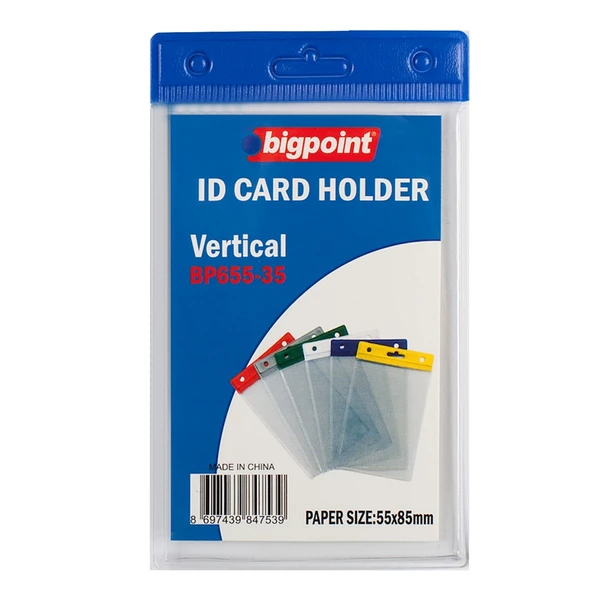 Bigpoint Kart Poşeti Dikey Mavi 55x85mm x 10 Adet ürün görseli 1