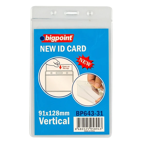 Bigpoint Kart Poşeti Dikey 91x128mm x 10 Adet ürün görseli 1