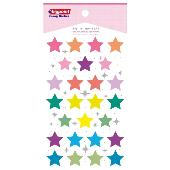 Bigpoint Sticker Uçan Yıldızlar x 15 Adet ürün görseli 1