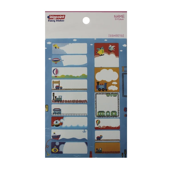 Bigpoint Sticker School Ulaşım 5 Yaprak x 15 Adet ürün görseli 1