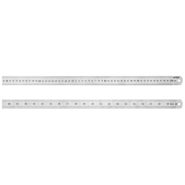 Bigpoint Çelik Cetvel 100 cm x 12 Adet ürün görseli 1