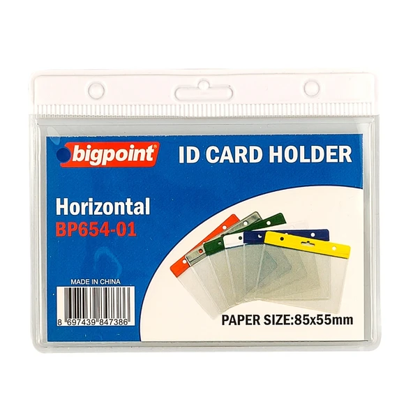 Bigpoint Kart Poşeti Yatay Beyaz 85x55mm x 10 Adet ürün görseli 1