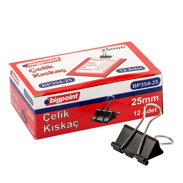 Bigpoint Çelik Kıskaç 25 mm x 12 Düzine ürün görseli 1