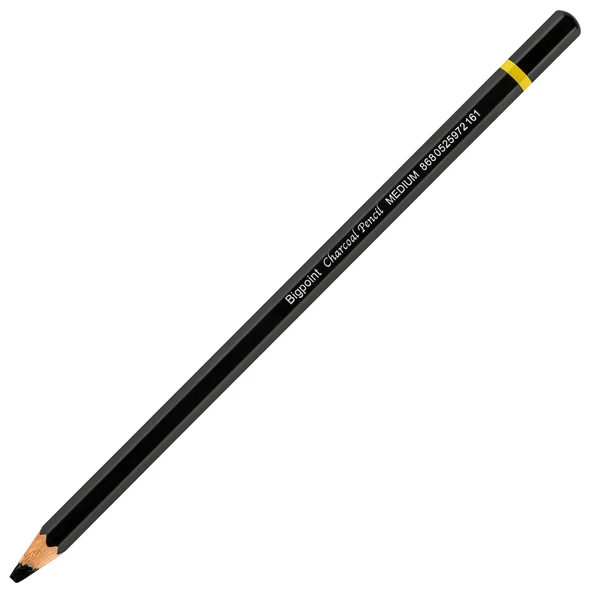 Bigpoint Kömür Kalemi Medium(Orta Sertlik) x 12 Adet ürün görseli 1