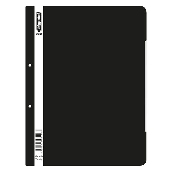 Bigpoint Telli Dosya Eco Siyah x 50 Adet ürün görseli 1