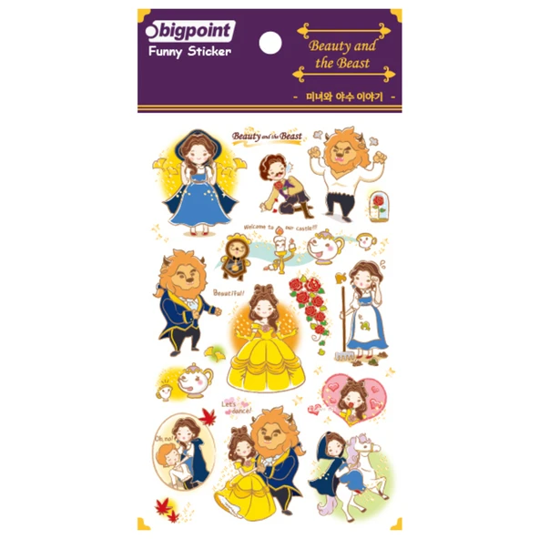 Bigpoint Sticker Güzel ve Çirkin x 15 Adet ürün görseli 1