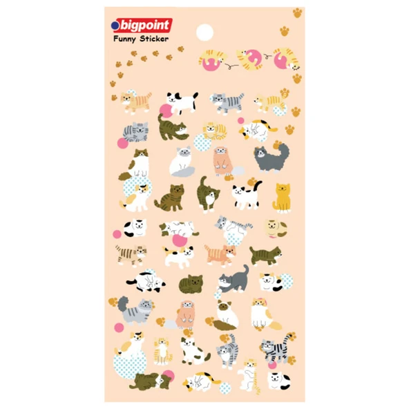 Bigpoint Sticker Kediler x 15 Adet ürün görseli 1