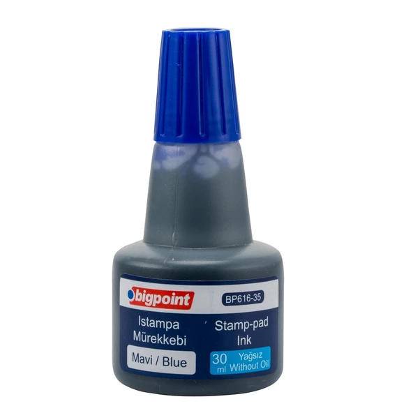 Bigpoint Istampa Mürekkebi 30 ml Mavi x 12 Adet ürün görseli 1