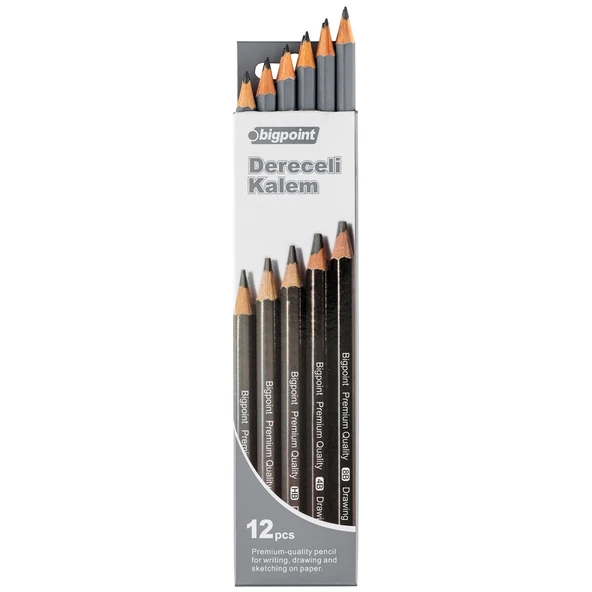 Bigpoint Dereceli Kalem 2B x 12 Adet - Resim 3