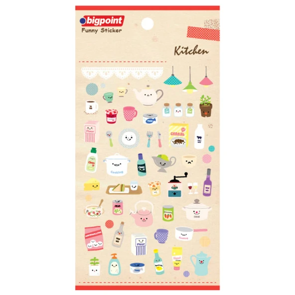 Bigpoint Sticker Mutfak x 15 Adet ürün görseli 1