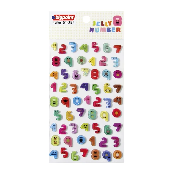 Bigpoint Sticker Rakamlar x 15 Adet ürün görseli 1