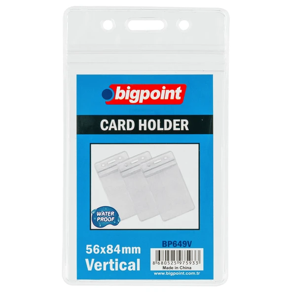 Bigpoint Kilitli Kart Poşeti Dikey 62x91mm x 10 Adet ürün görseli 1