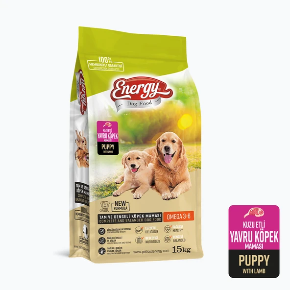 Energy Kuzu Etli Yavru Köpek Maması - 15 kg ürün görseli 1