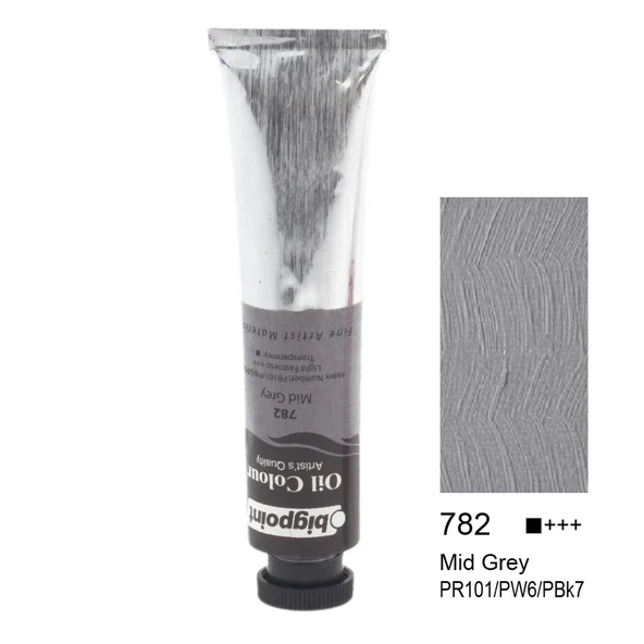 Bigpoint Yağlı Boya 45 ml Middle Grey 782 x 6 Adet ürün görseli 1