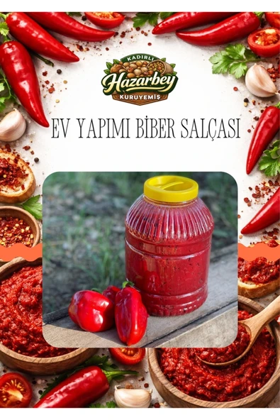 Ev Yapımı Tatlı Biber Salçası 5 KG ürün görseli 1
