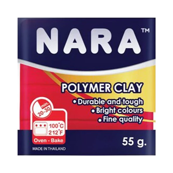 Nara Polimer Kil 55 Gram PM19 Crimson x 6 Adet ürün görseli 1