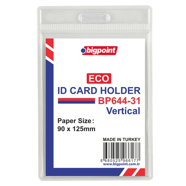 Bigpoint Eco Kart Poşeti Dikey 90x125mm x 100 Adet ürün görseli 1